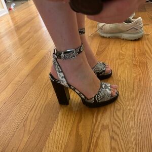 Aldo Leopard Heels size 7
